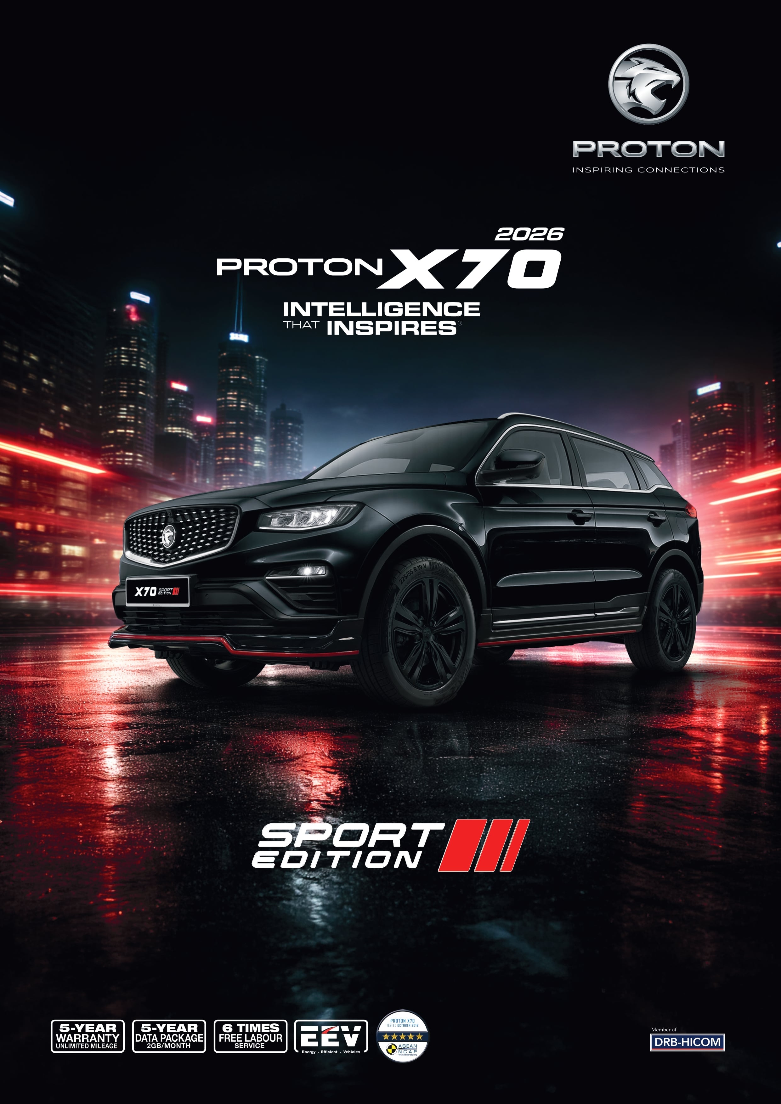 2026 Proton X70 Sport Edition 正式发布！运动化套件上身，增值RM6k仅加价RM2.5k，限量600辆售RM115,300