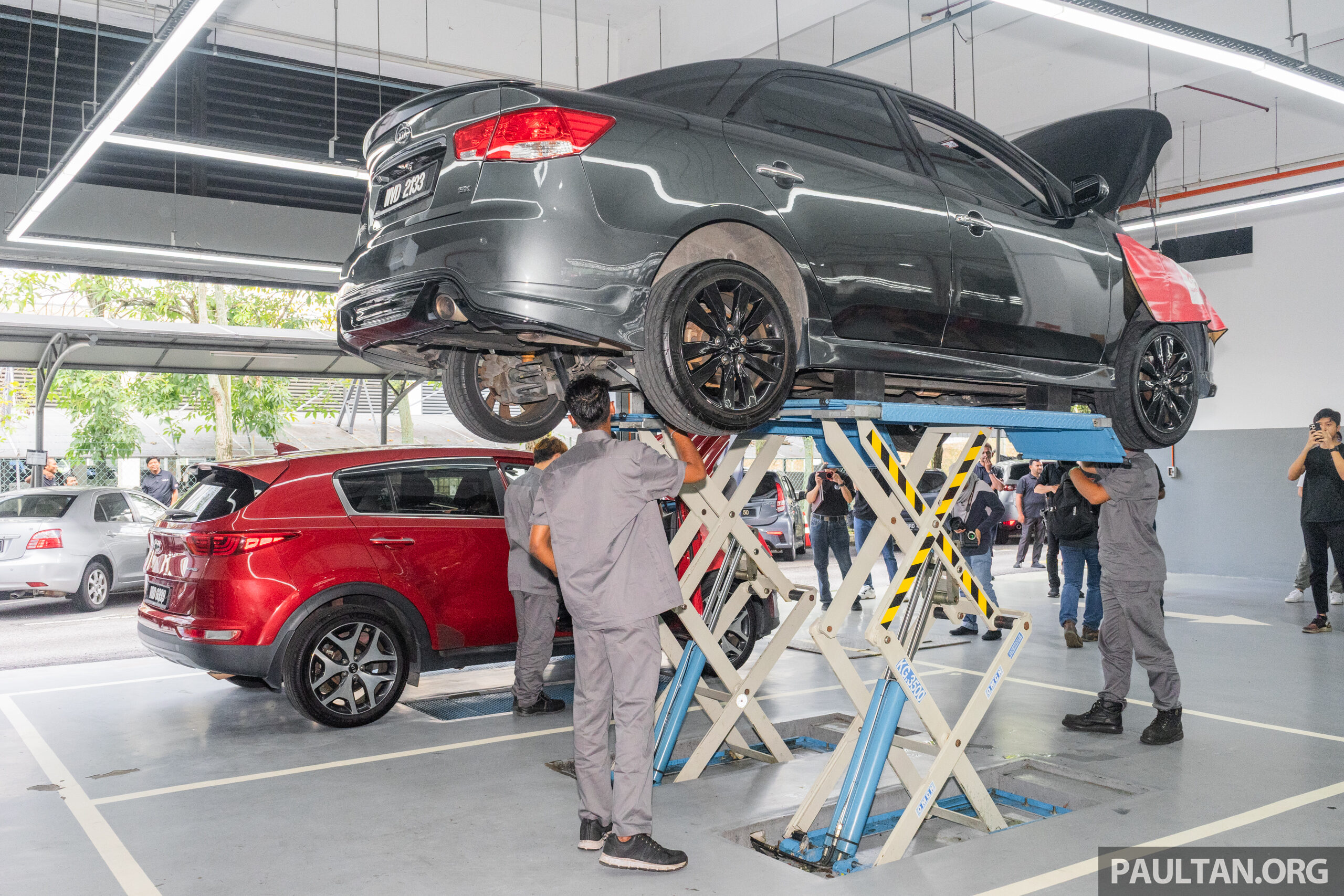 Kia Malaysia 办车主体验活动,展示售后体系与服务标准