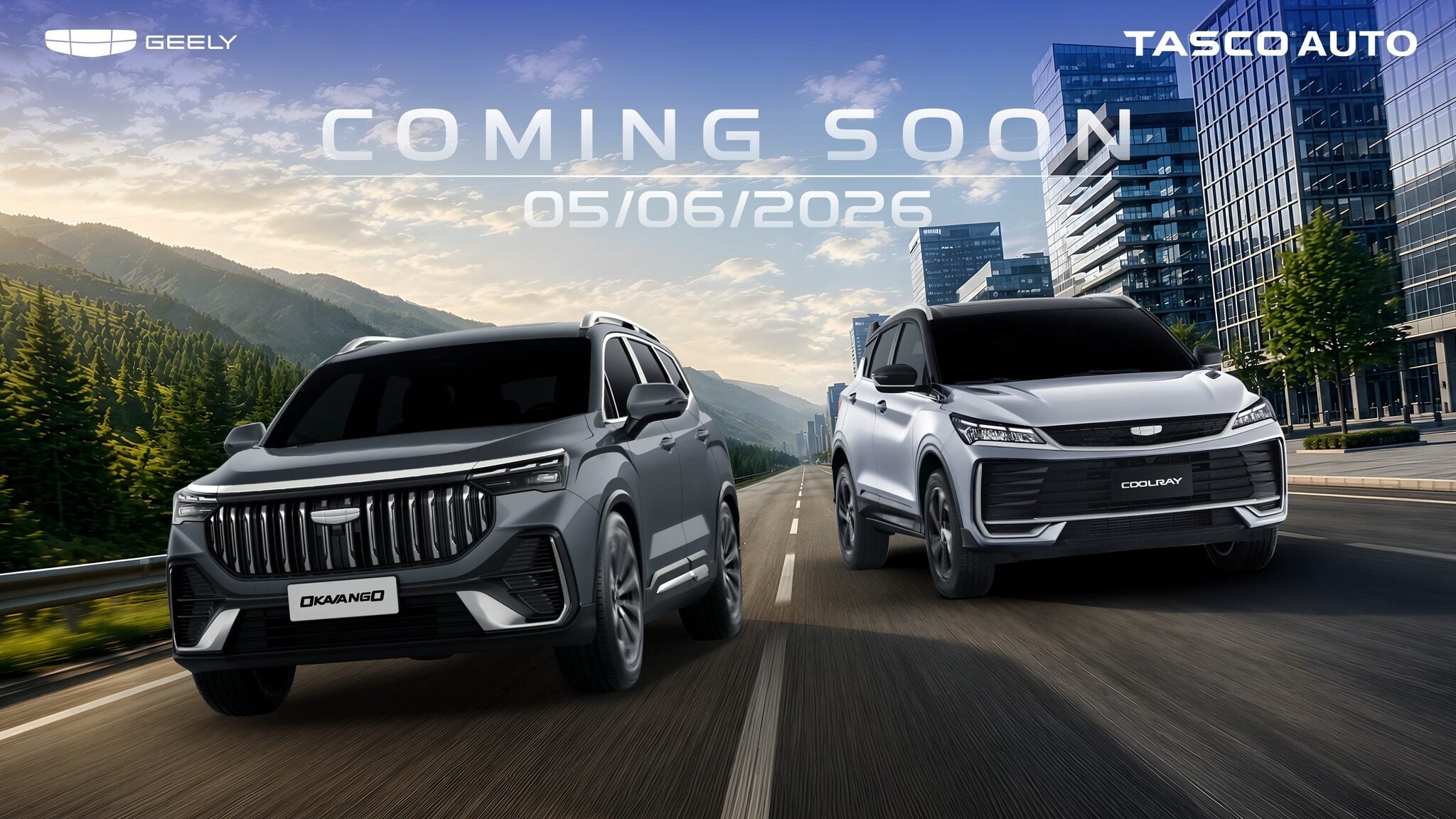 2026 Geely Okavango 与 Coolray 小改款即将在越南上市!Proton X50 的“双生车”将于 Tg Malim 生产和出口?