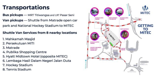KLIMS 2026 – 主办单位将在活动期间向 MRT Titiwangsa, LRT Pasar Seni 以及附近停车场提供免费巴士接送服务
