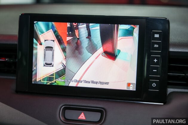 Honda HR-V 小幅度升级, 高配车型新增360停车影像系统