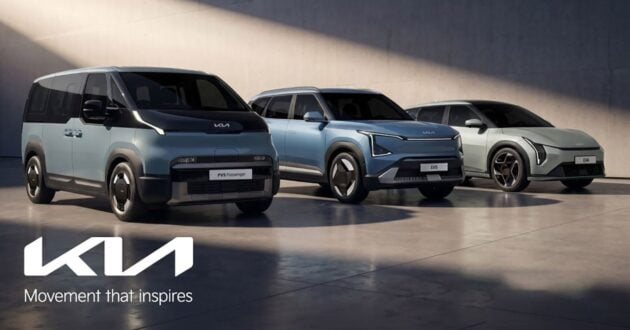 马来西亚 Kia 原厂预告将在KLIMS 2026车展一口气带来 EV4, EV5 与 PV5 三款纯电动新车, 涵盖房车, SUV与MPV