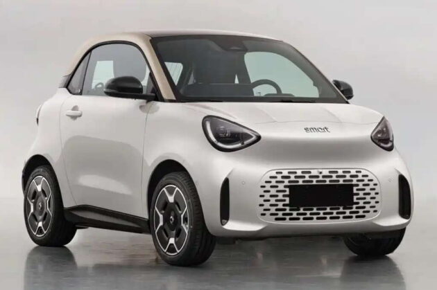 smart #2 外观照在中国工信部网站曝光, smart fortwo 的纯电动后继车款, WLTP续航里程300公里, 10月12日巴黎全球首发
