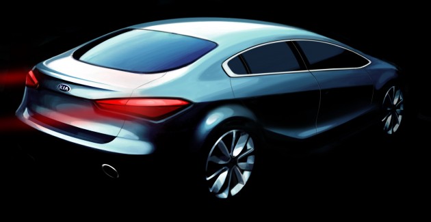 Next generation Kia Forte YD – first sketches released!