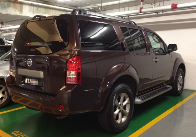 Nissan Pathfinder spotted in Gardens Mall parking lot