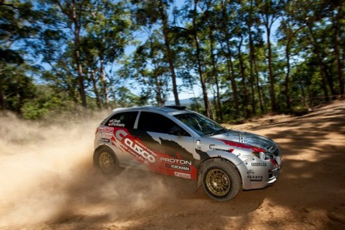 Karamjit’s CUSCO Proton Satria Neo is the fastest 2WD car in Rally of Queensland