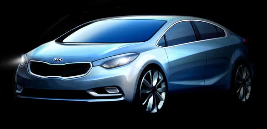 Next generation Kia Forte YD – first sketches released! 119722