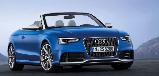 Audi RS 5 Cabriolet unveiled to the world via Internet