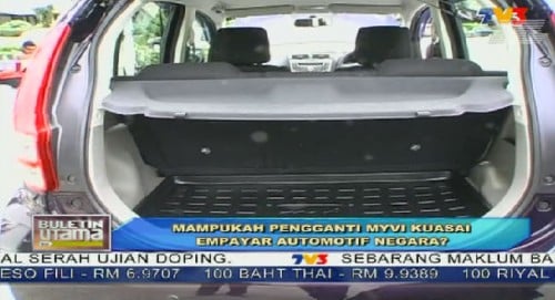 Perodua Myvi D54T previewed on Buletin Utama TV3