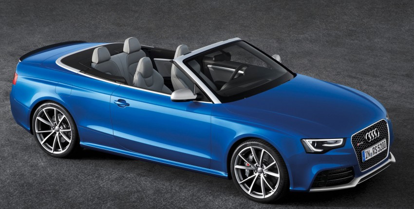 Audi RS 5 Cabriolet unveiled to the world via Internet 129675