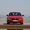 BMW F30 3 Series unveiled: four engines at launch, three equipment lines, market debut in Feb 2012