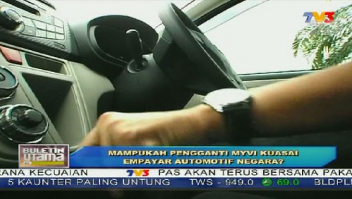 Perodua Myvi D54T previewed on Buletin Utama TV3