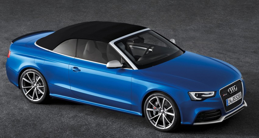 Audi RS 5 Cabriolet unveiled to the world via Internet 129676