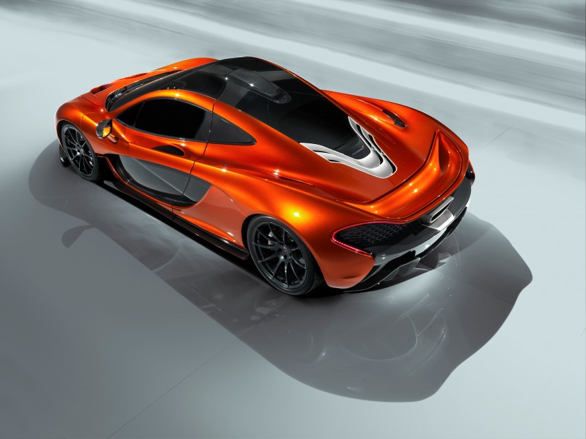 McLaren P1 shown in Paris: F1 successor gets 600 PS per tonne, 600 kg downforce, drag reduction system 133732