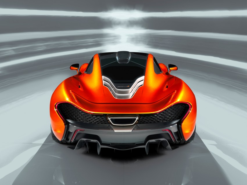 McLaren P1 shown in Paris: F1 successor gets 600 PS per tonne, 600 kg downforce, drag reduction system 133731