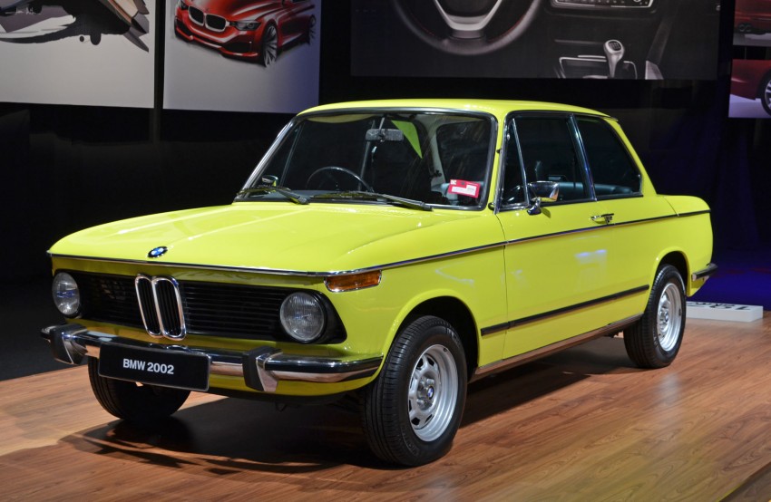 GALLERY: BMW 3-Series lineage display at the F30 launch 96635