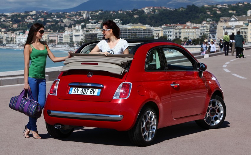 New Fiat 500C with sliding soft roof 167282