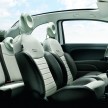 New Fiat 500C with sliding soft roof