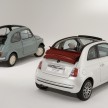 New Fiat 500C with sliding soft roof