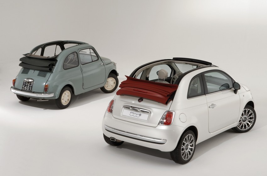 New Fiat 500C with sliding soft roof 167276