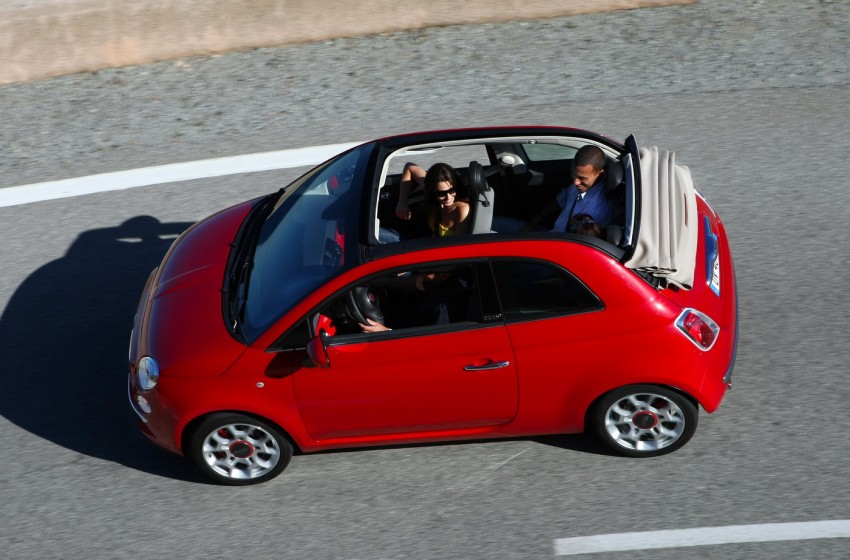 New Fiat 500C with sliding soft roof 167273