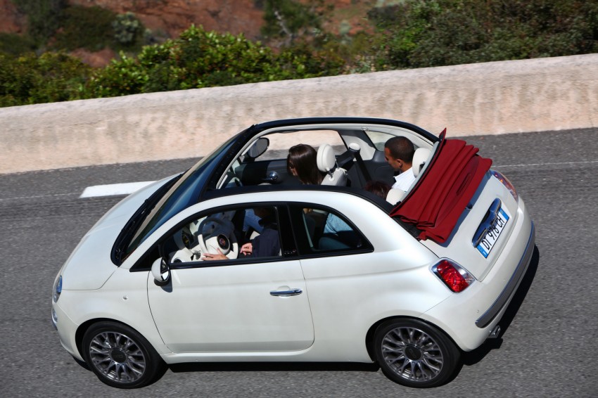 New Fiat 500C with sliding soft roof 167270