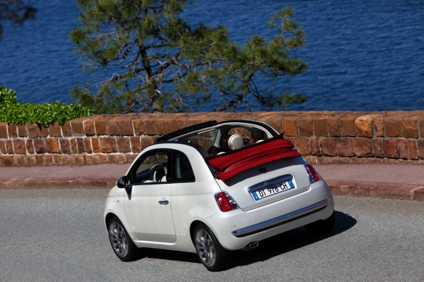 New Fiat 500C with sliding soft roof 167268
