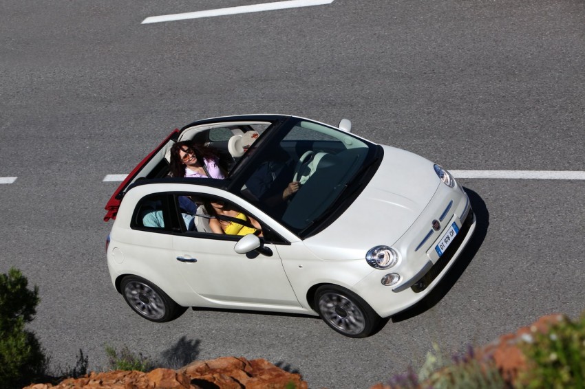 New Fiat 500C with sliding soft roof 167267