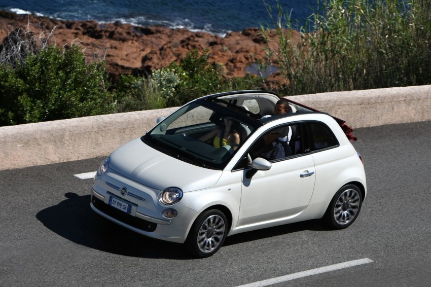 New Fiat 500C with sliding soft roof 167263