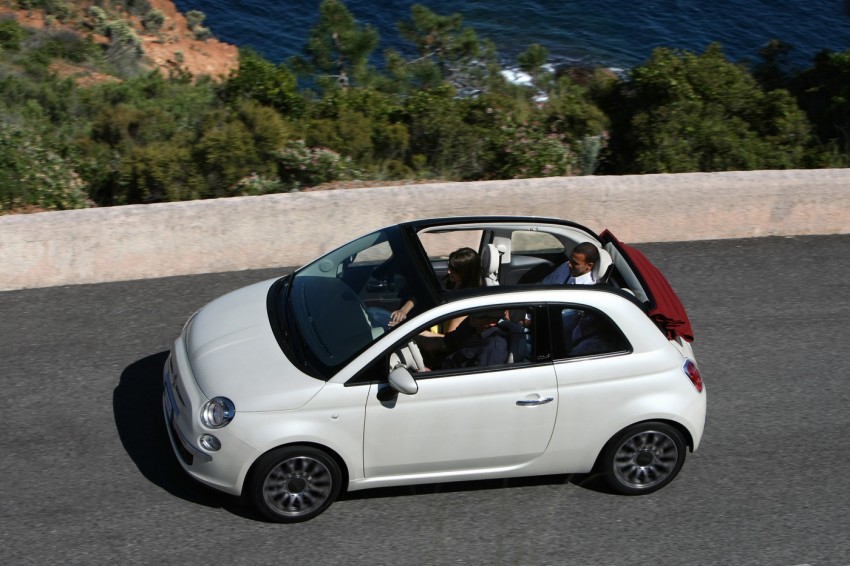 New Fiat 500C with sliding soft roof 167264