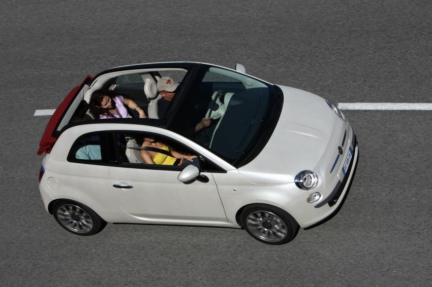 New Fiat 500C with sliding soft roof 167262