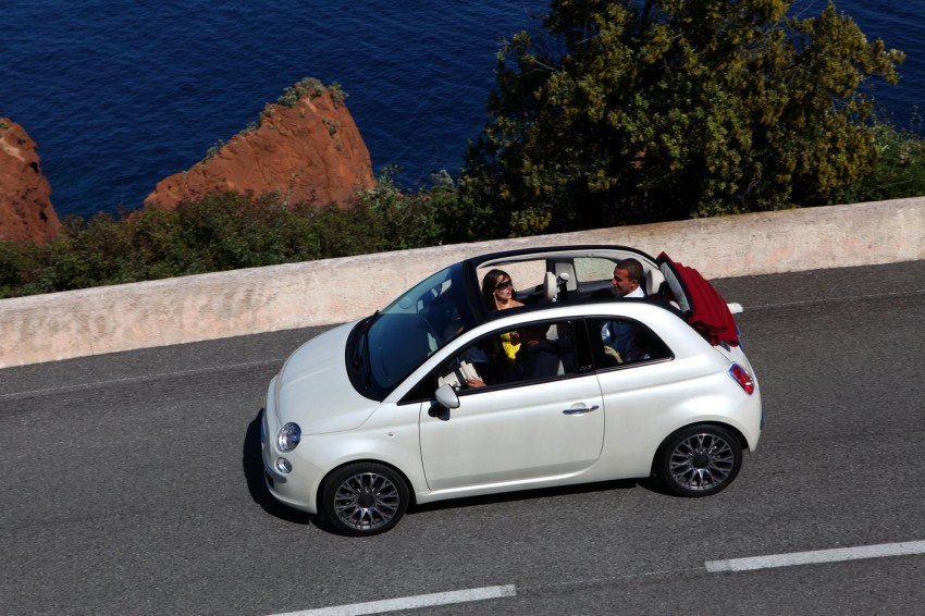 New Fiat 500C with sliding soft roof 167261