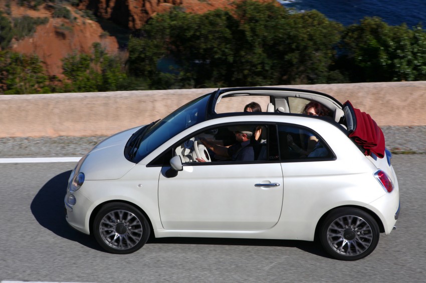 New Fiat 500C with sliding soft roof 167258