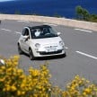 New Fiat 500C with sliding soft roof