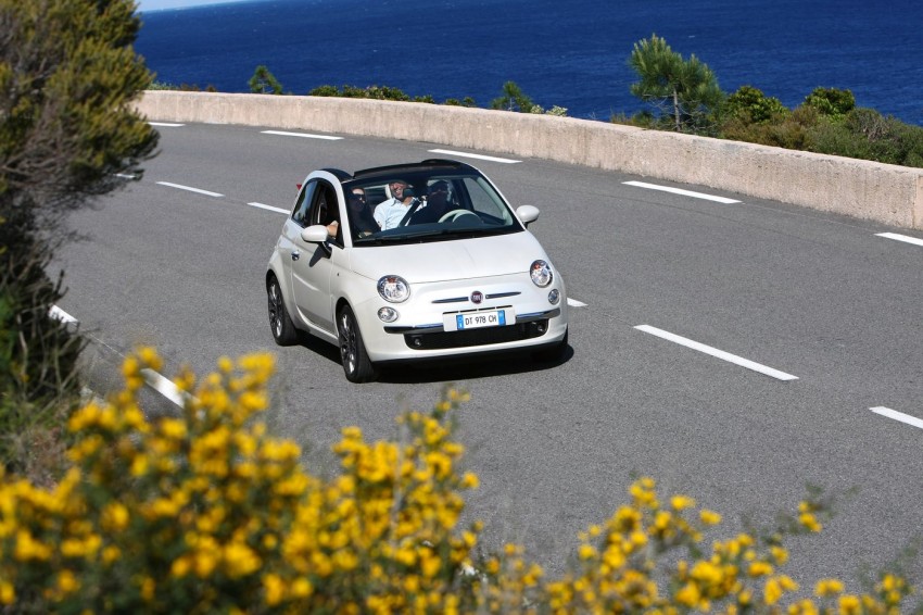 New Fiat 500C with sliding soft roof 167259