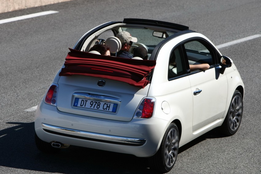 New Fiat 500C with sliding soft roof 167256