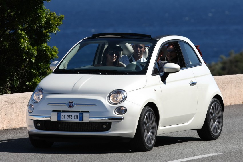 New Fiat 500C with sliding soft roof 167257