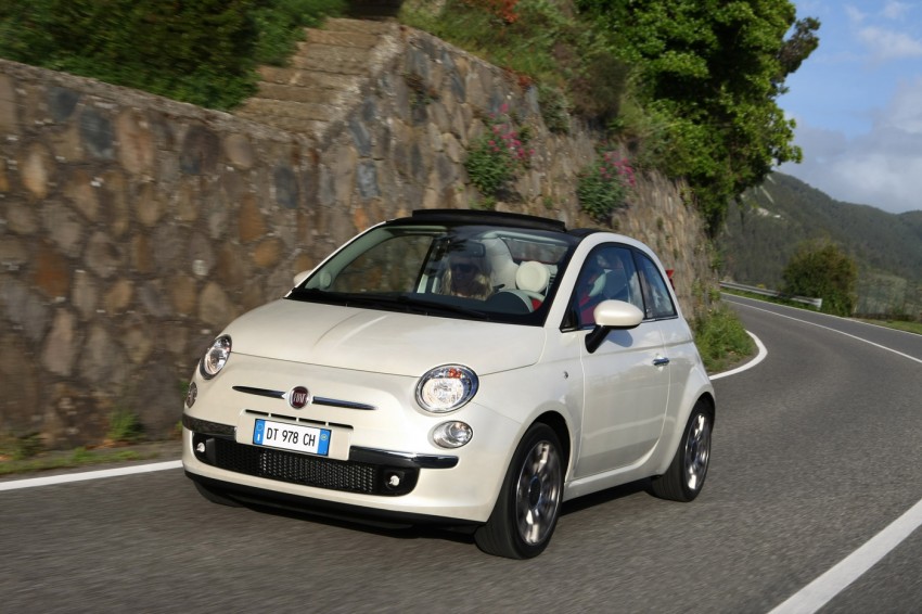New Fiat 500C with sliding soft roof 167251