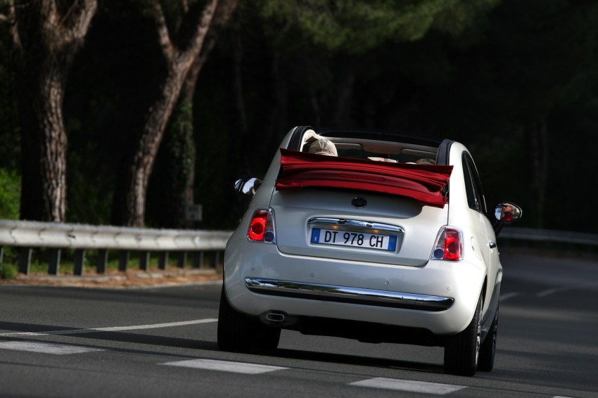 New Fiat 500C with sliding soft roof 167252