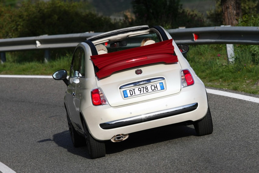 New Fiat 500C with sliding soft roof 167253