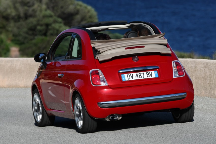 New Fiat 500C with sliding soft roof 167248