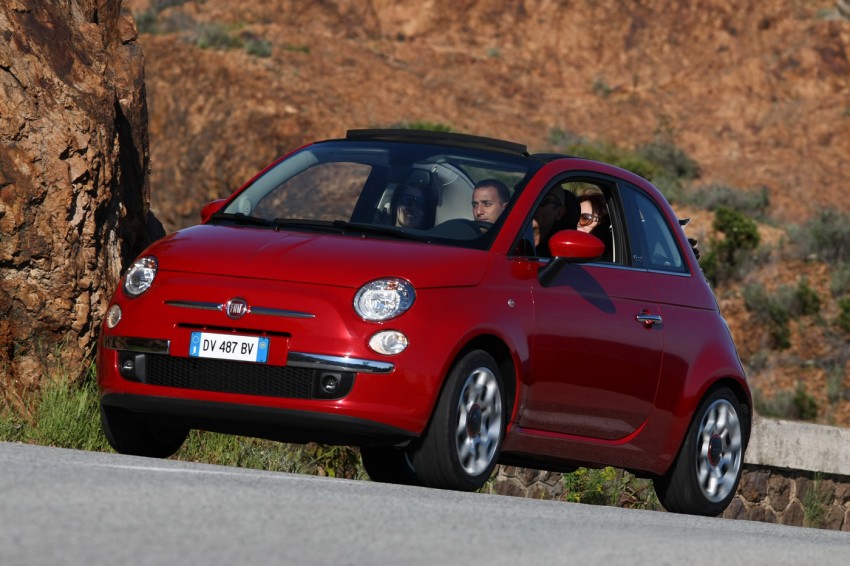 New Fiat 500C with sliding soft roof 167245