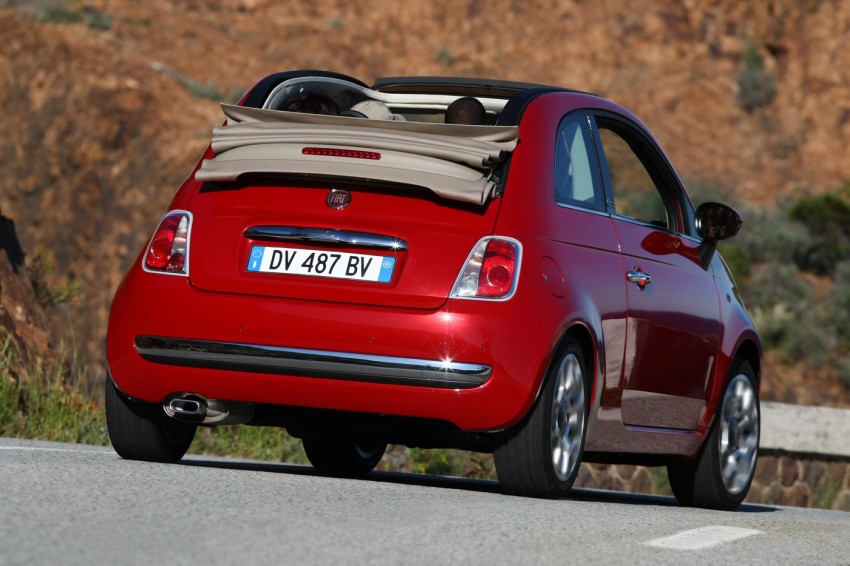 New Fiat 500C with sliding soft roof 167246