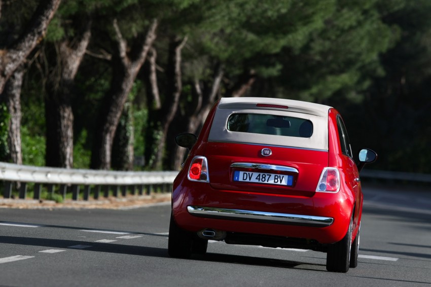 New Fiat 500C with sliding soft roof 167243