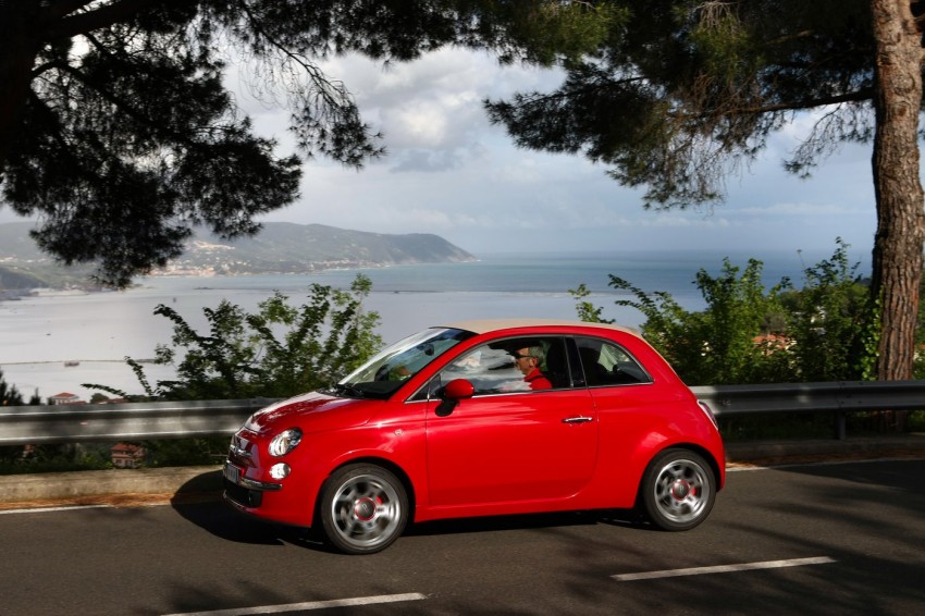 New Fiat 500C with sliding soft roof 167241