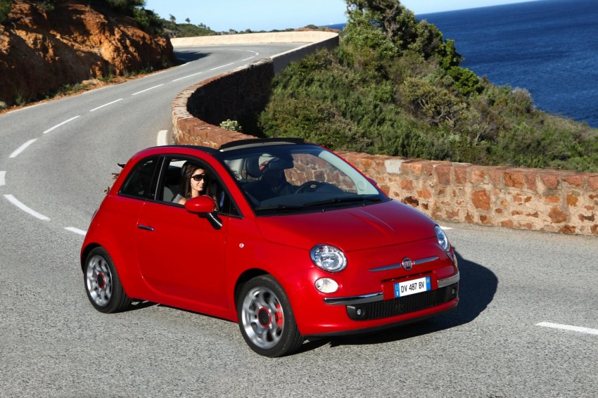 New Fiat 500C with sliding soft roof 167238