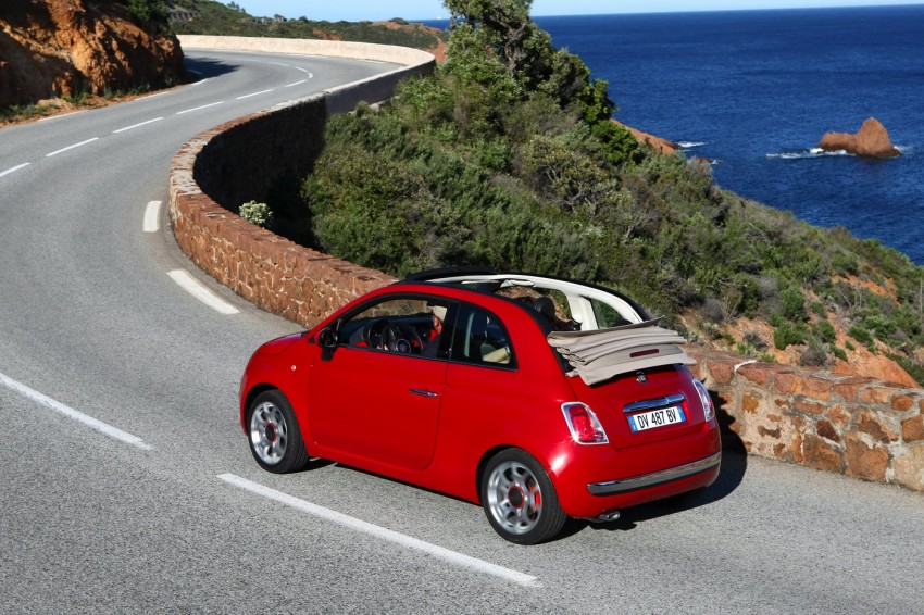 New Fiat 500C with sliding soft roof 167239
