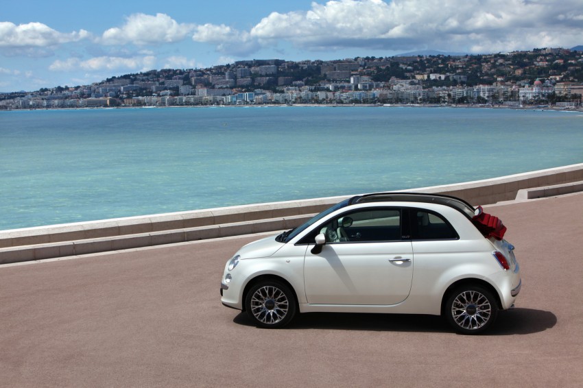 New Fiat 500C with sliding soft roof 167237