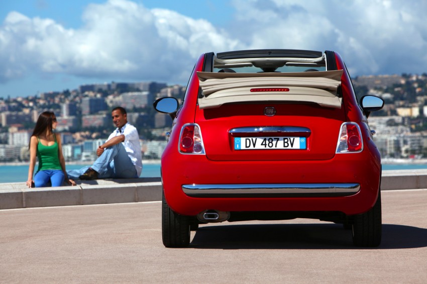 New Fiat 500C with sliding soft roof 167233