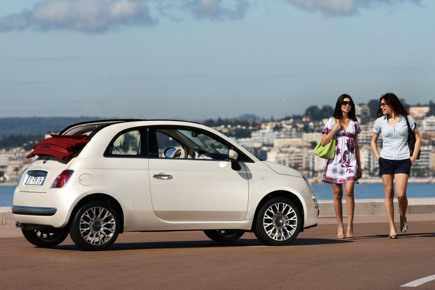 New Fiat 500C with sliding soft roof 167231